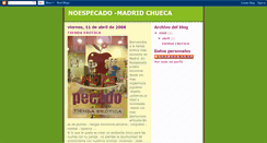 Desktop Screenshot of chuecanoespecado.blogspot.com