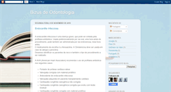 Desktop Screenshot of bizusdeodontologia.blogspot.com