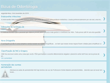 Tablet Screenshot of bizusdeodontologia.blogspot.com