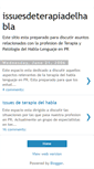 Mobile Screenshot of issuesterapiadelhabla.blogspot.com