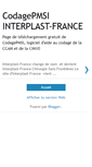Mobile Screenshot of codagepmsi-interplast.blogspot.com