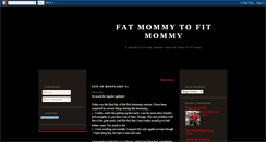 Desktop Screenshot of fatmommyfitmommy.blogspot.com