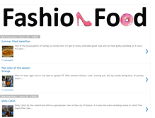 Tablet Screenshot of fashionfooddose.blogspot.com