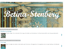 Tablet Screenshot of betina-stenberg.blogspot.com