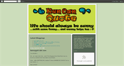 Desktop Screenshot of kencanquote.blogspot.com