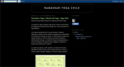 Desktop Screenshot of namaskaryoga-chile.blogspot.com