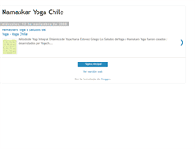 Tablet Screenshot of namaskaryoga-chile.blogspot.com