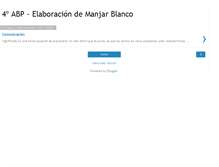 Tablet Screenshot of 3b-manjarblanco.blogspot.com
