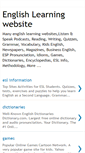 Mobile Screenshot of english-learning-website.blogspot.com