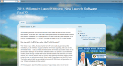 Desktop Screenshot of millionairelaunch.blogspot.com