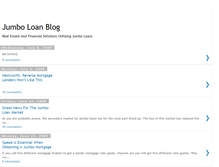 Tablet Screenshot of jumboloanblog.blogspot.com