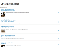 Tablet Screenshot of office-design-ideas.blogspot.com