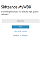Mobile Screenshot of mywdk.blogspot.com