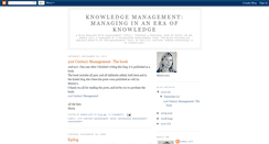 Desktop Screenshot of managing-knowledge.blogspot.com