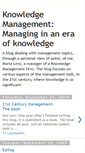 Mobile Screenshot of managing-knowledge.blogspot.com