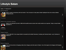 Tablet Screenshot of lifestylebatam.blogspot.com