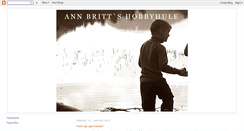 Desktop Screenshot of annbrittshobbyhule.blogspot.com