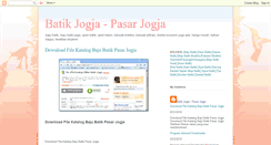 Desktop Screenshot of pasarjogja.blogspot.com