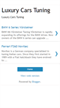 Mobile Screenshot of luxury-cars-tuning.blogspot.com
