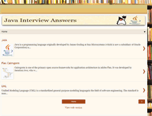 Tablet Screenshot of java-interview-answers.blogspot.com