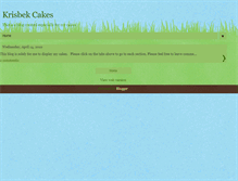 Tablet Screenshot of krisbekcakes.blogspot.com