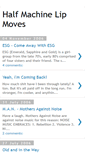 Mobile Screenshot of halfmachinelipmoves.blogspot.com