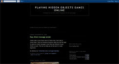 Desktop Screenshot of hiddenobjectsgamesonline.blogspot.com