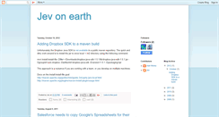 Desktop Screenshot of jevonearth.blogspot.com