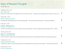 Tablet Screenshot of diaryofmusicalthoughts.blogspot.com