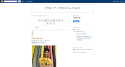 Desktop Screenshot of annisaapriliafans.blogspot.com