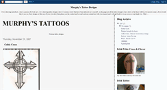 Desktop Screenshot of murphystattoodesigns.blogspot.com