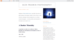 Desktop Screenshot of alexfradkinphotography.blogspot.com