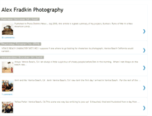 Tablet Screenshot of alexfradkinphotography.blogspot.com