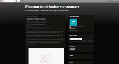 Desktop Screenshot of blogelcamarotedeloshermanosmarx.blogspot.com