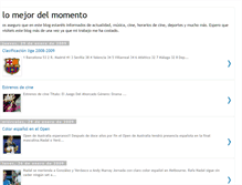 Tablet Screenshot of lomejordelosmomentos.blogspot.com