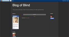 Desktop Screenshot of blogofblind.blogspot.com