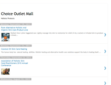 Tablet Screenshot of choiceoutletmall.blogspot.com