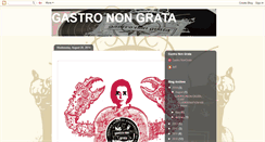Desktop Screenshot of gastronongrata.blogspot.com