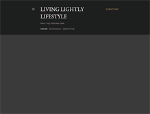 Tablet Screenshot of livinglightlylifestyle.blogspot.com