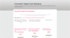 Desktop Screenshot of convectiontoasterovenrotisseriez.blogspot.com