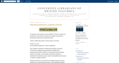 Desktop Screenshot of concernedlibrarians.blogspot.com