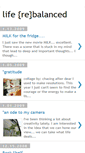 Mobile Screenshot of liferebalanced.blogspot.com