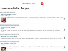 Tablet Screenshot of homemadeitalianrecipes.blogspot.com