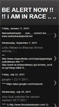 Mobile Screenshot of bealertnowiaminrace.blogspot.com