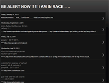 Tablet Screenshot of bealertnowiaminrace.blogspot.com