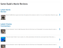 Tablet Screenshot of justadudereviews.blogspot.com