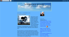 Desktop Screenshot of ministeriobullon.blogspot.com