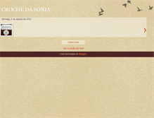 Tablet Screenshot of crochedasonia.blogspot.com
