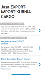 Mobile Screenshot of kurnia-indah-cargo.blogspot.com