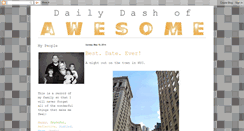 Desktop Screenshot of dailydashofawesome.blogspot.com